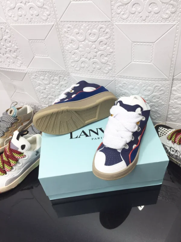 Lanvin Leather Curb Sneakers – LV056