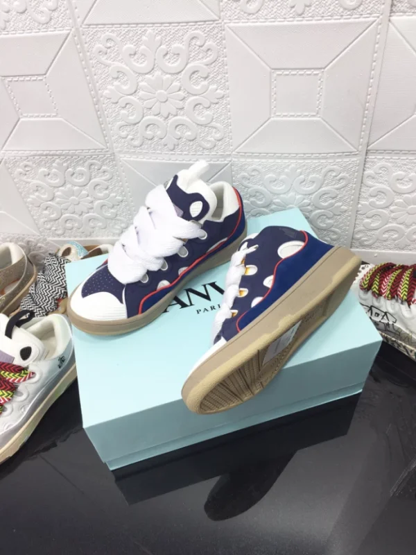 Lanvin Leather Curb Sneakers – LV056