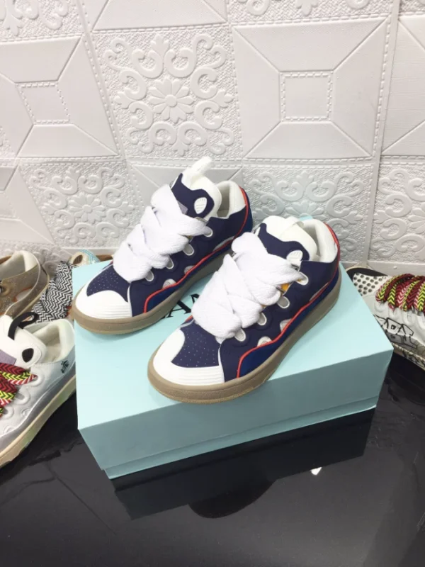 Lanvin Leather Curb Sneakers – LV056