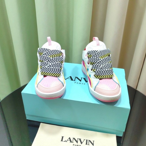 Lanvin Leather Curb Sneakers – LV057