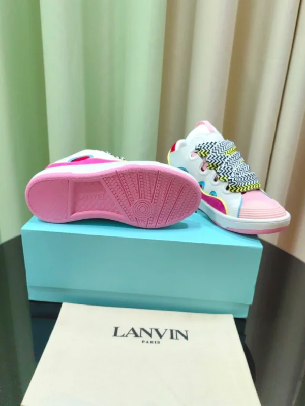 Lanvin Leather Curb Sneakers – LV057