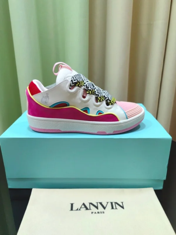 Lanvin Leather Curb Sneakers – LV057