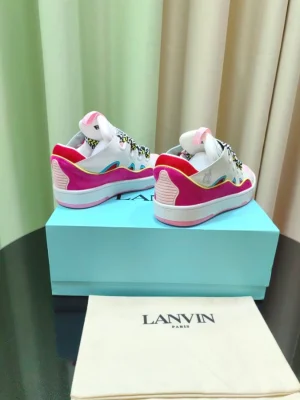 Lanvin Leather Curb Sneakers – LV057