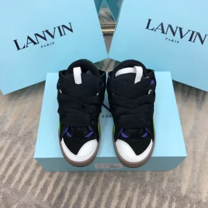 Lanvin Leather Curb Sneakers – LV058