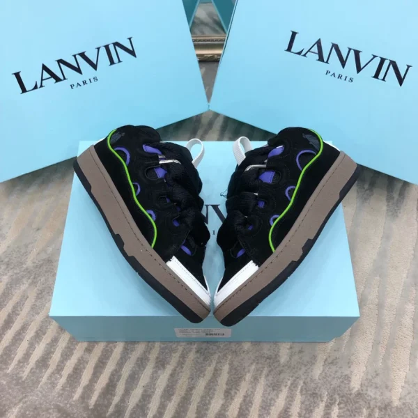 Lanvin Leather Curb Sneakers – LV058