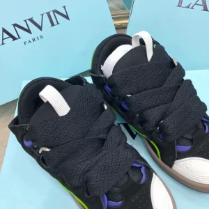 Lanvin Leather Curb Sneakers – LV058