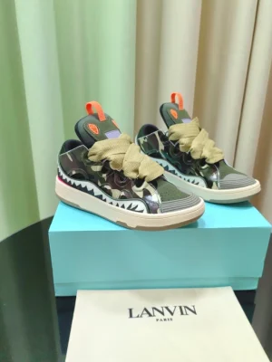 Lanvin Leather Curb Sneakers – LV063