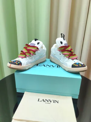 Lanvin Leather Curb Sneakers – LV064